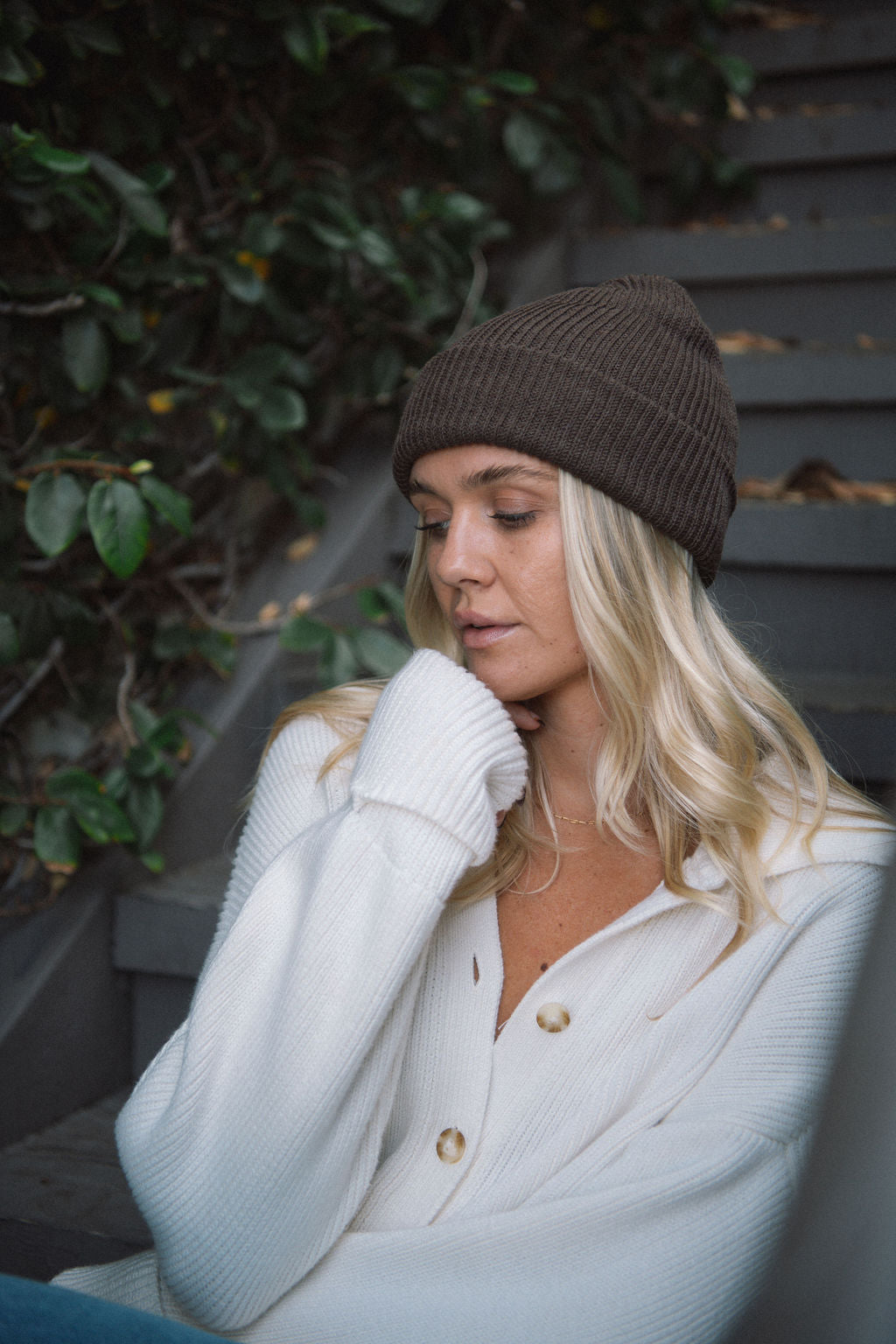 Espresso Knit Beanie