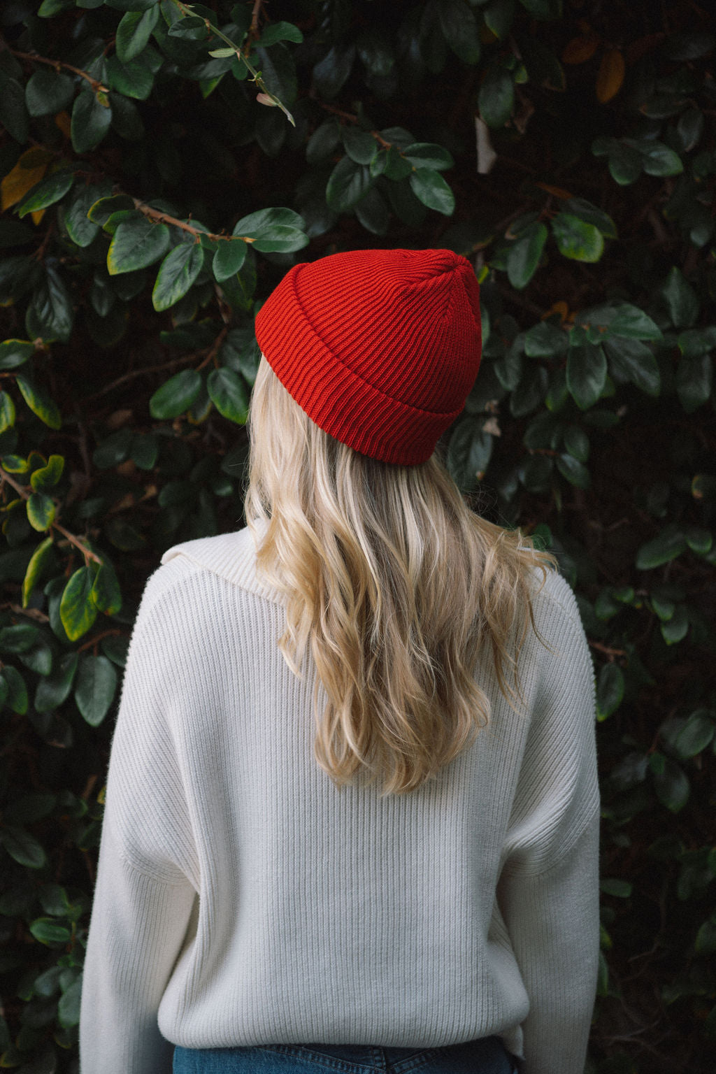 Red Knit Beanie
