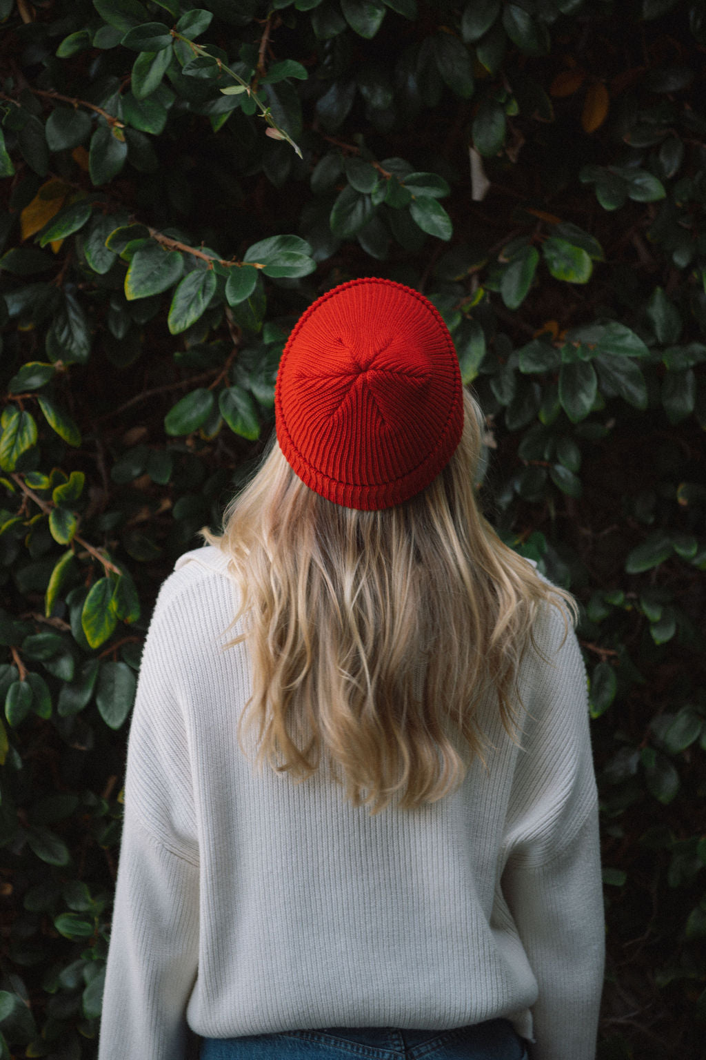 Red Knit Beanie