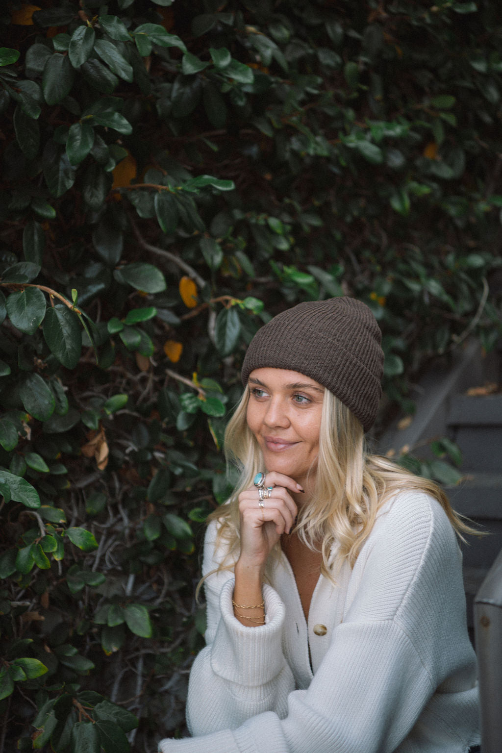 Espresso Knit Beanie